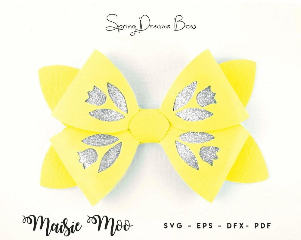 Spring Dreams Bow - Maisie Moo