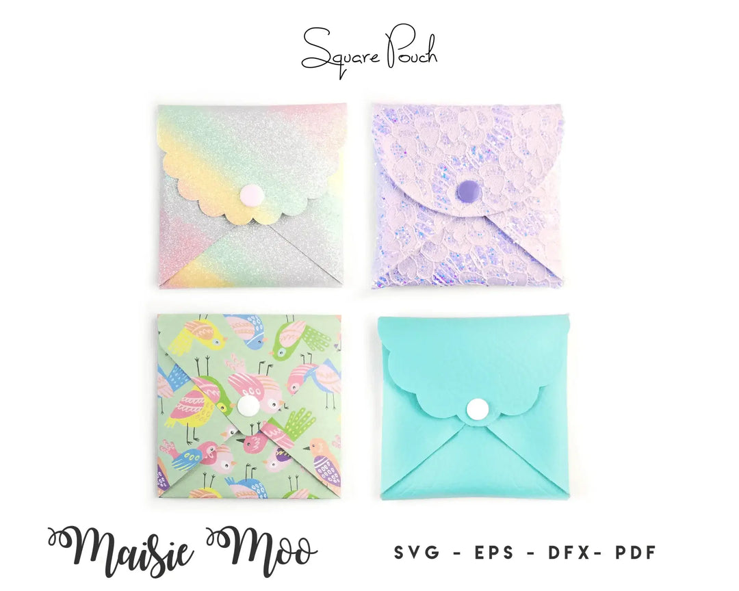 Square Coin Purse Bundle - Maisie Moo