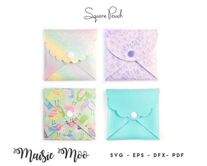 Square Coin Purse Bundle - Maisie Moo