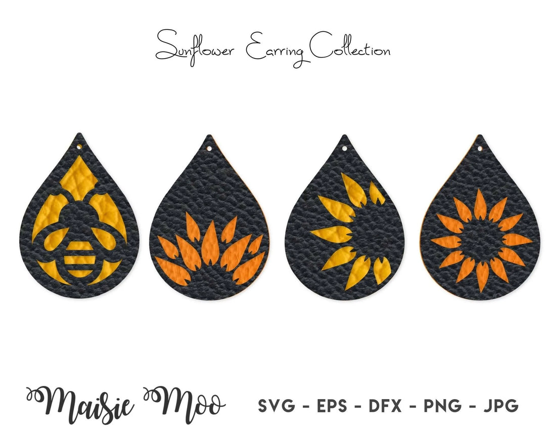 Sunflower Earring Collection - Maisie Moo