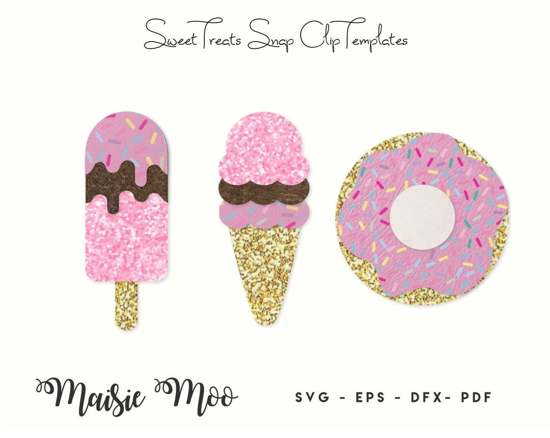 Sweet Treats Snap Clips - Maisie Moo