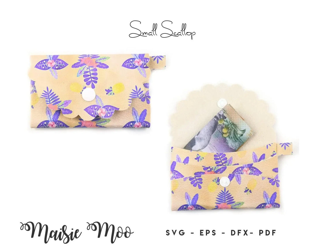 Three Pocket Purse Keychain - Maisie Moo