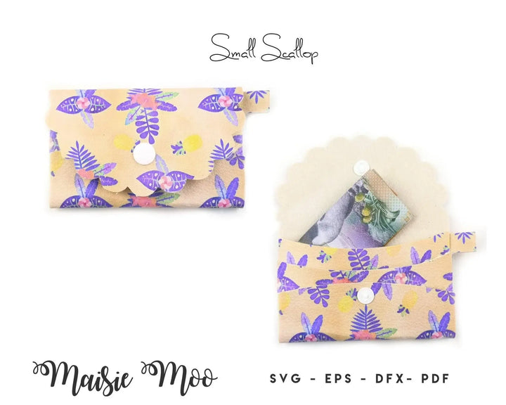 Three Pocket Purse Keychain - Maisie Moo