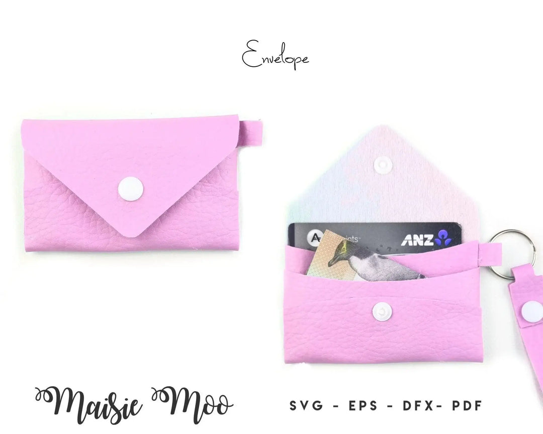 Three Pocket Purse Keychain - Maisie Moo