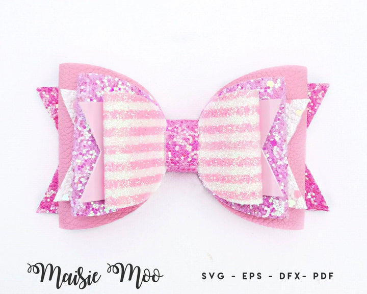 Triple Stacked Bow | Lolly Bow - Maisie Moo