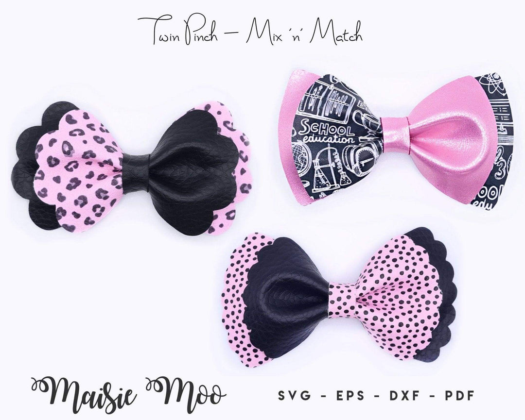 Twin Pinch Bow Collection - Mix n Match - Maisie Moo
