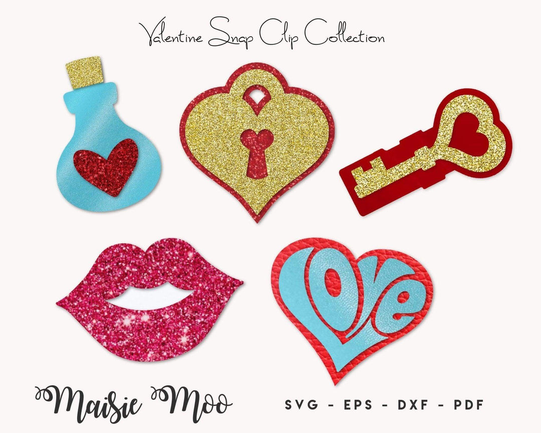 Valentine Snap Clip Collection - Maisie Moo