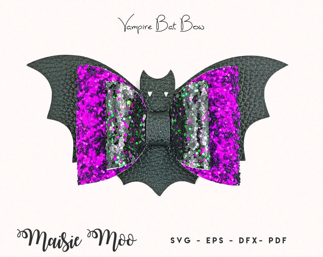 Vampire Bat Bow - Maisie Moo
