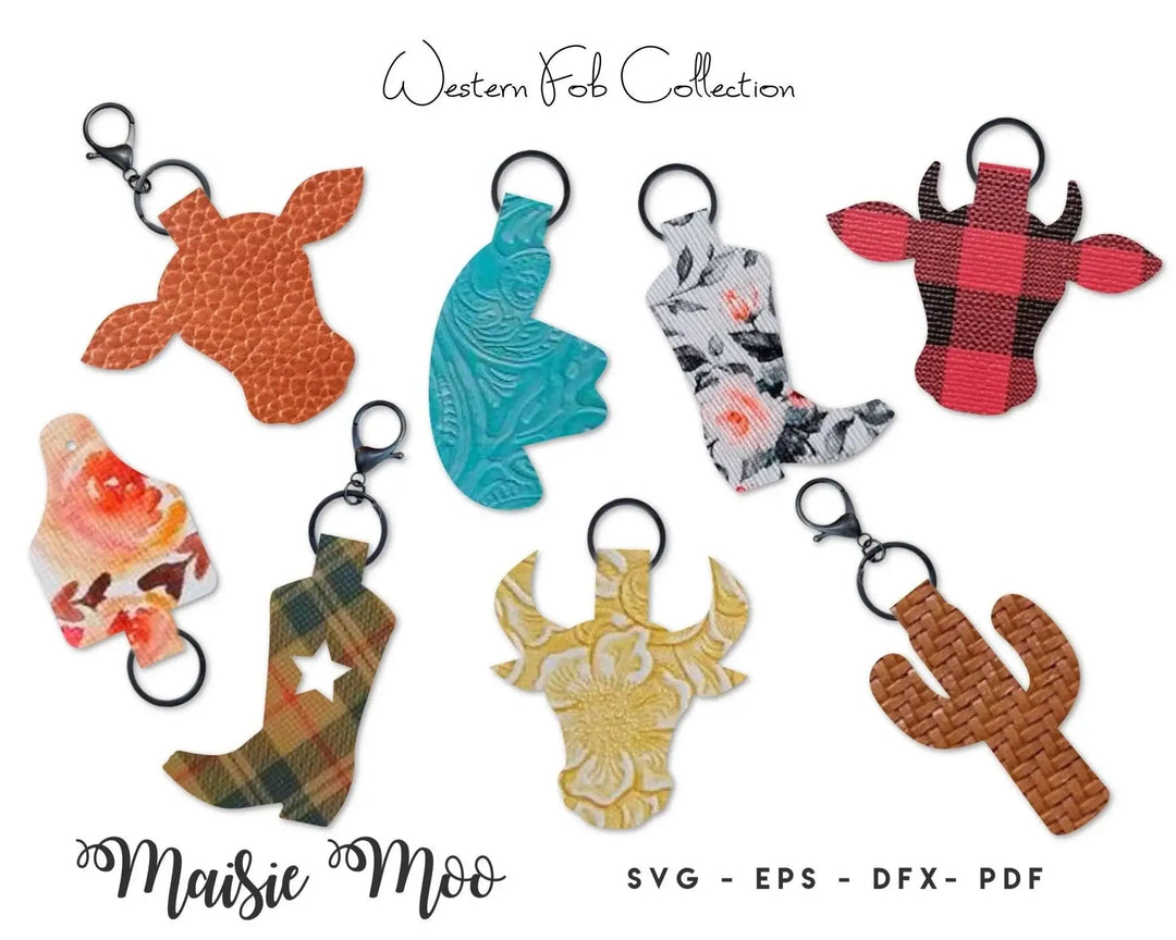 Western Key Fob - Maisie Moo