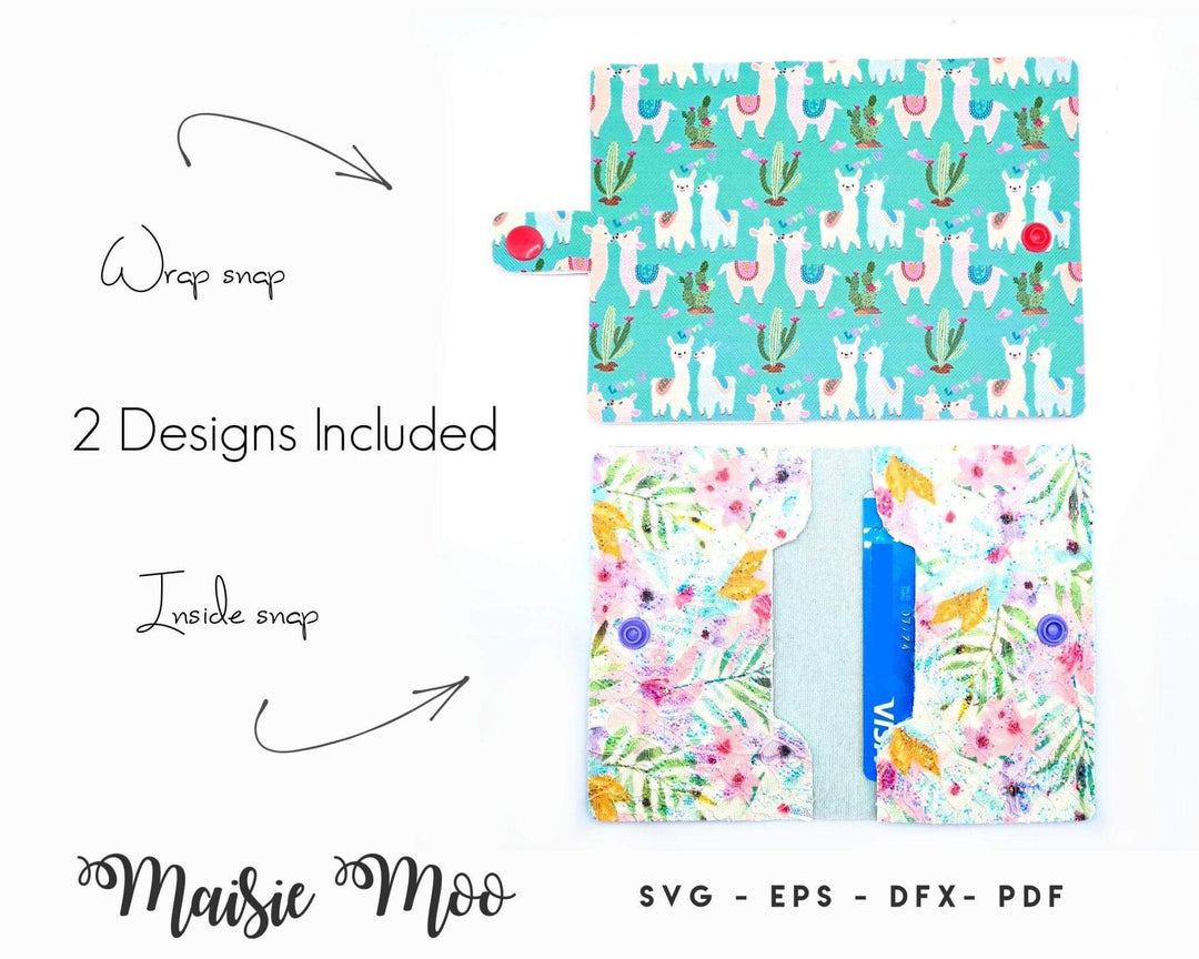 Wide Card Wallet - Maisie Moo