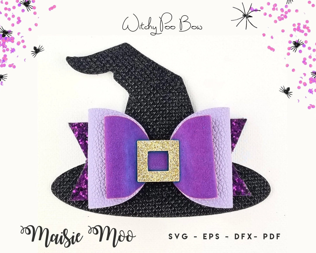 Witches Hat Bow - Maisie Moo