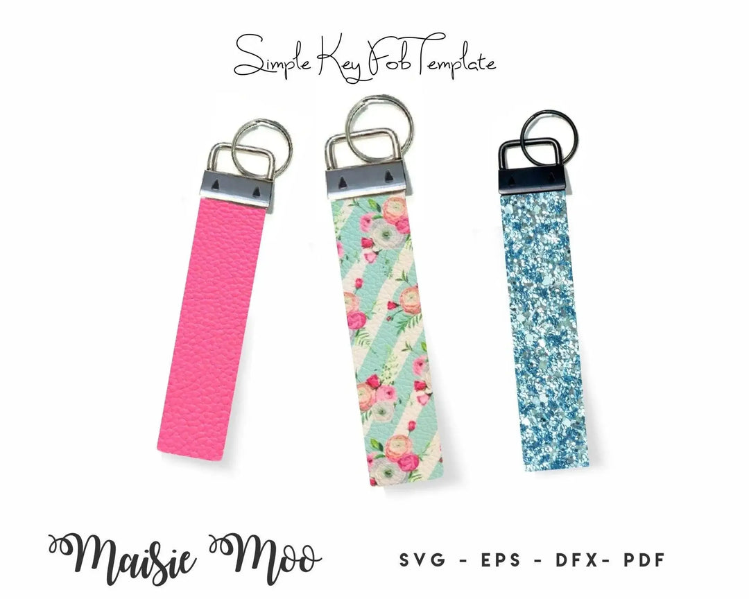 Key Fob | Wristlet Key Fob - Maisie Moo